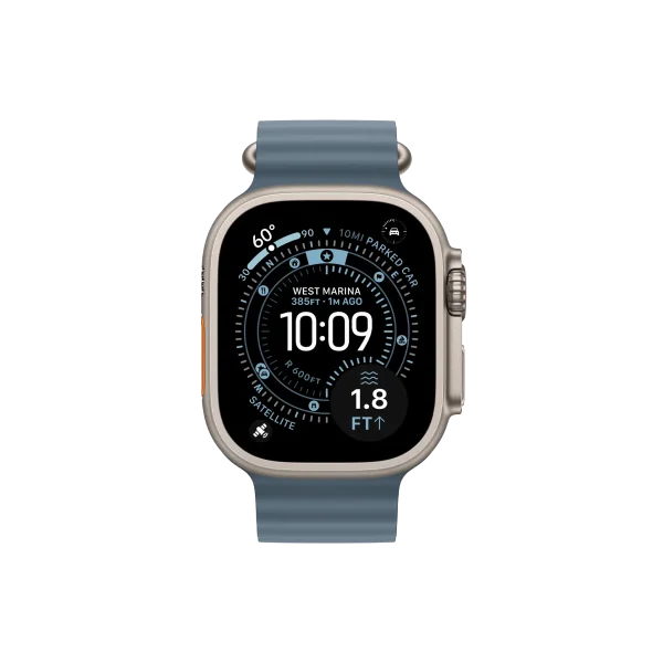 Apple Watch Ultra 3 Natural Ocean Band Blue 49mm купить в Мурманск